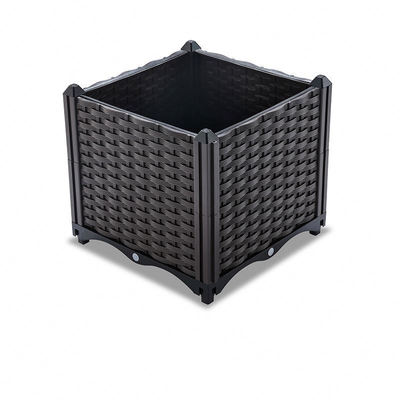 동시대 플라스틱 발코니 경작자 플라스틱 식물 상자 40*40*26CM