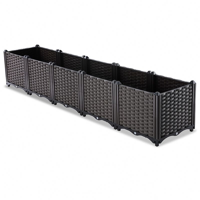 맞춤화된 레스토랑 옥외테라스 플라스틱 정원 대농장주 박스 160*40*37cm 로고